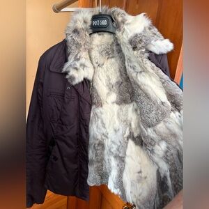 Post Card rabbit fur coat.